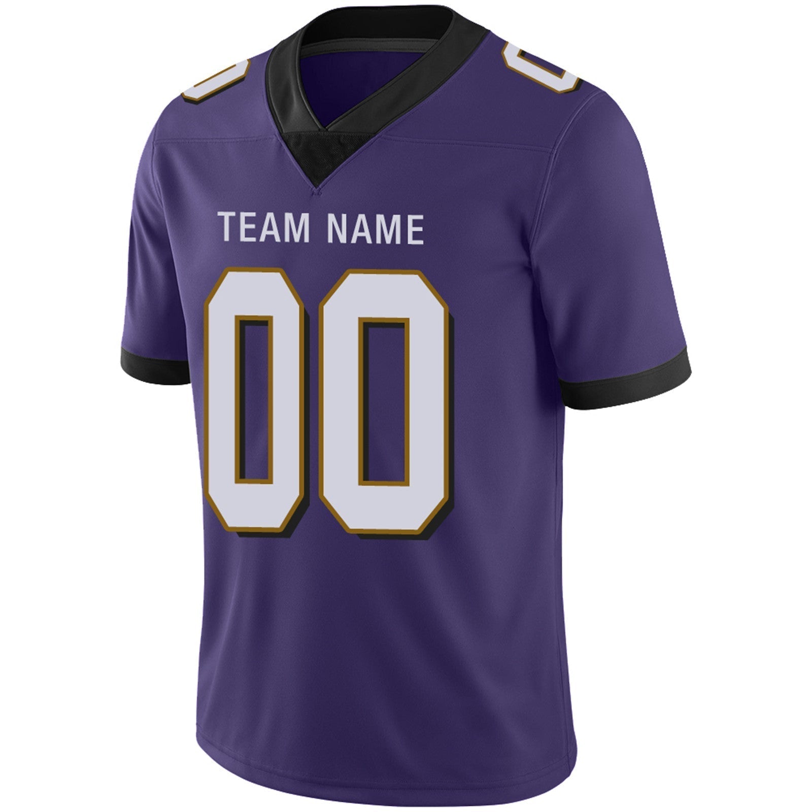 Custom B.Ravens Football JerseyS Team Player or Personalized Design Your Own Name for Men's Women's Youth Jerseys Purple
