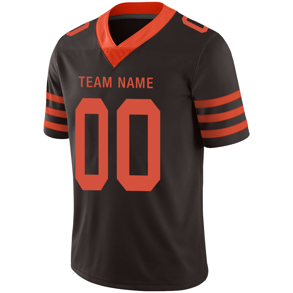 Custom C.Brown Stitched American Football Jerseys Personalize Birthday Gifts Brown Jersey