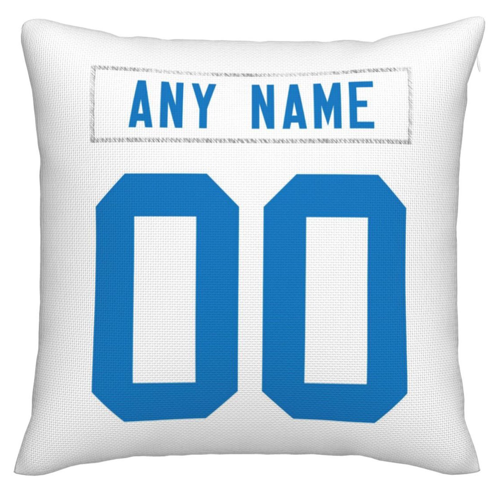 Custom IN.Colts Pillow Decorative Throw Pillow Case - Print Personalized Football Team Fans Name & Number Birthday Gift Football Pillows