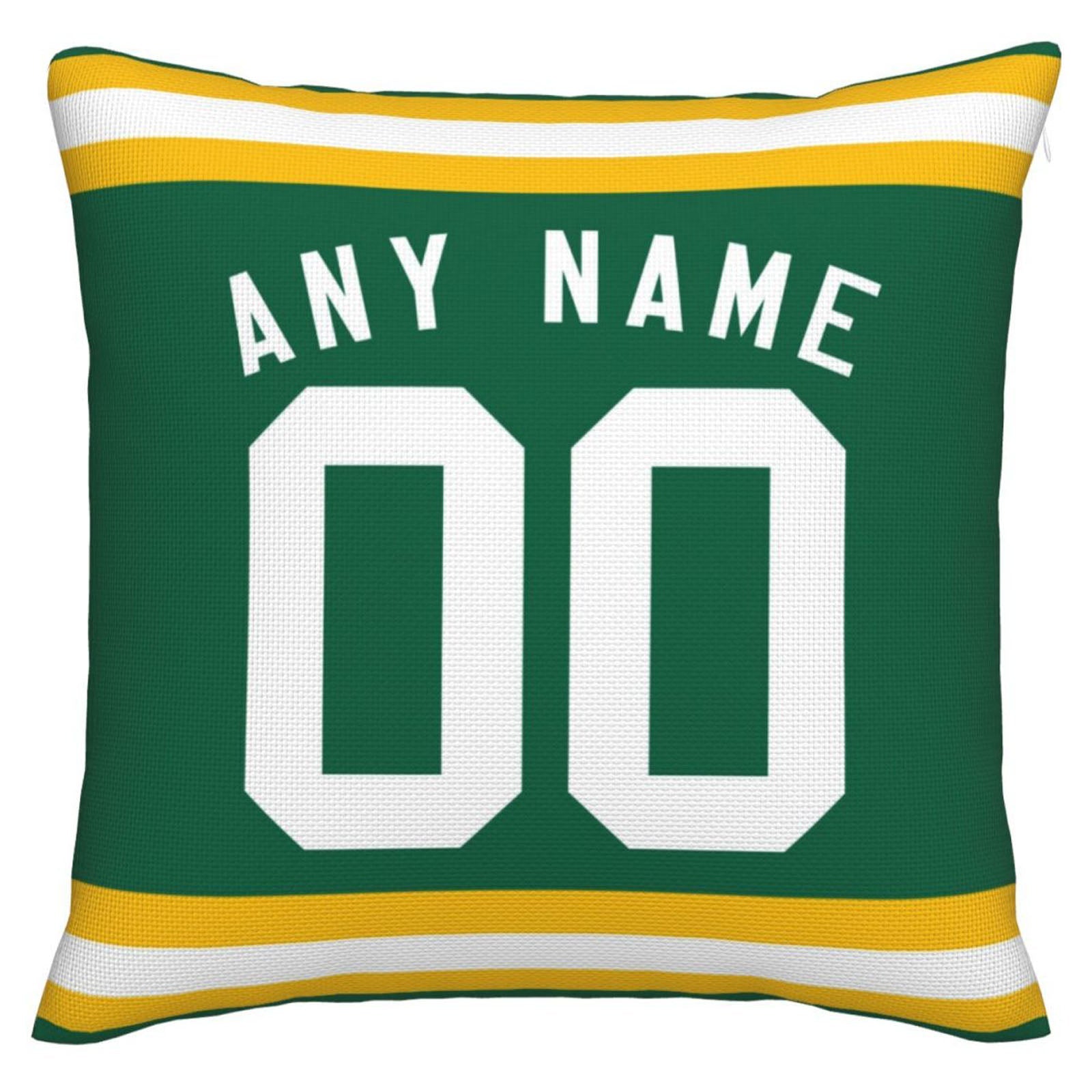 Custom GB.Packers Pillow Decorative Throw Pillow Case - Print Personalized Football Team Fans Name & Number Birthday Gift Football Pillows