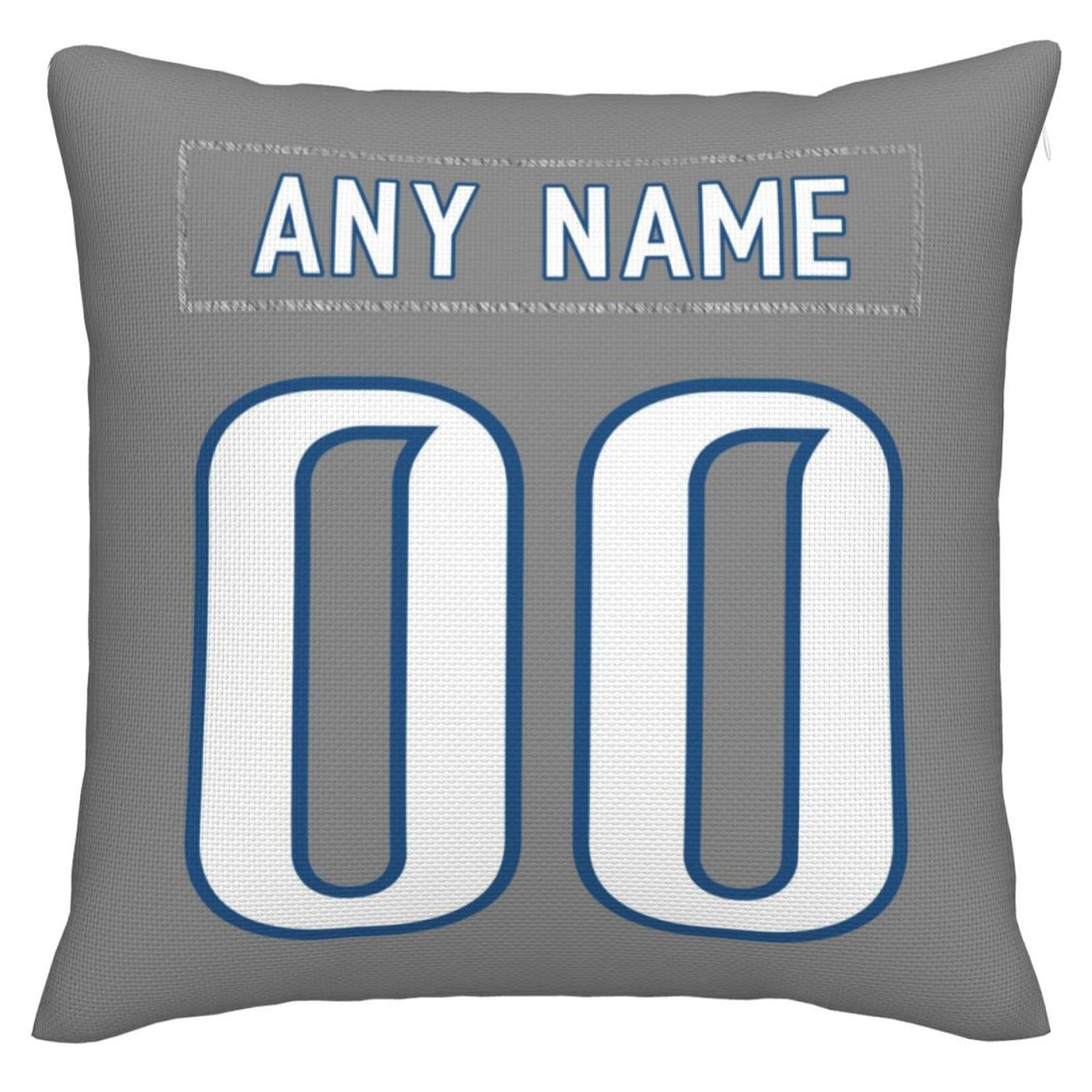Custom D.Lions Pillow Decorative Throw Pillow Case - Print Personalized Football Team Fans Name & Number Birthday Gift Football Pillows