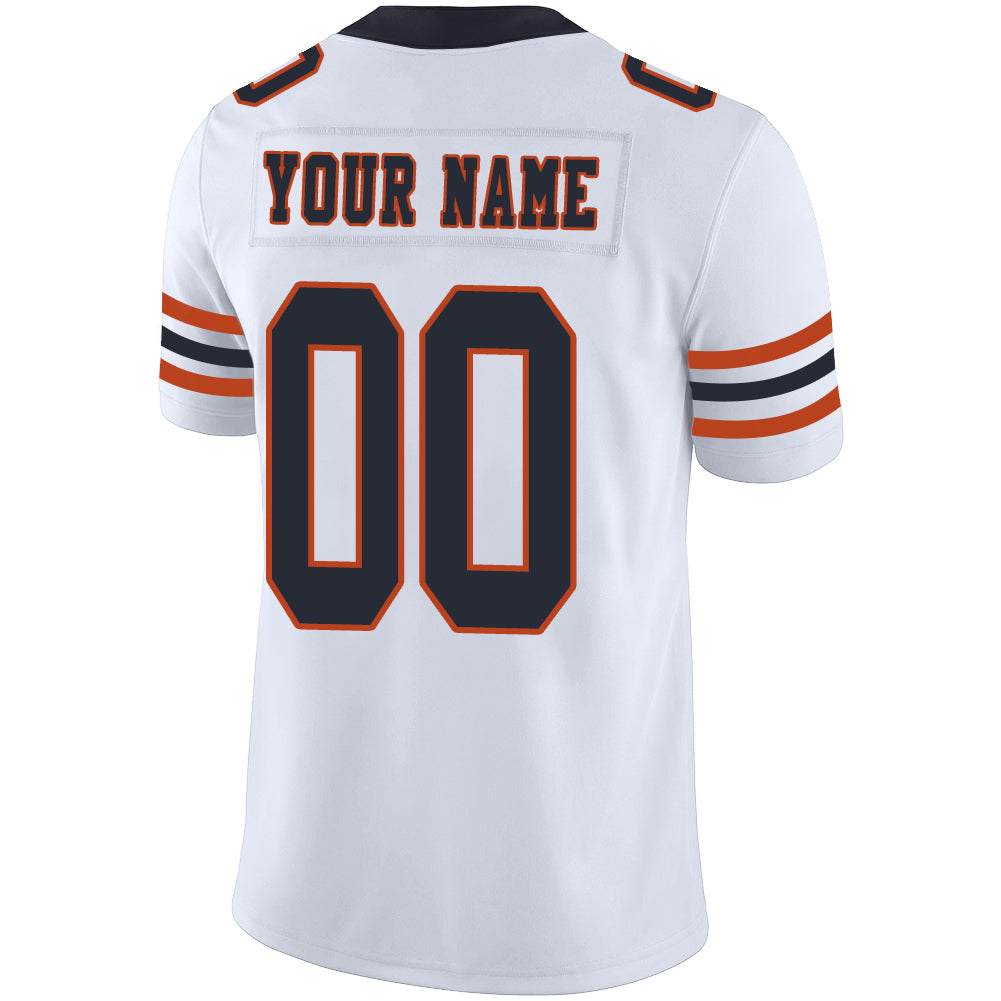 Custom C.Bear Stitched American Football Jerseys Personalize Birthday Gifts White Jersey