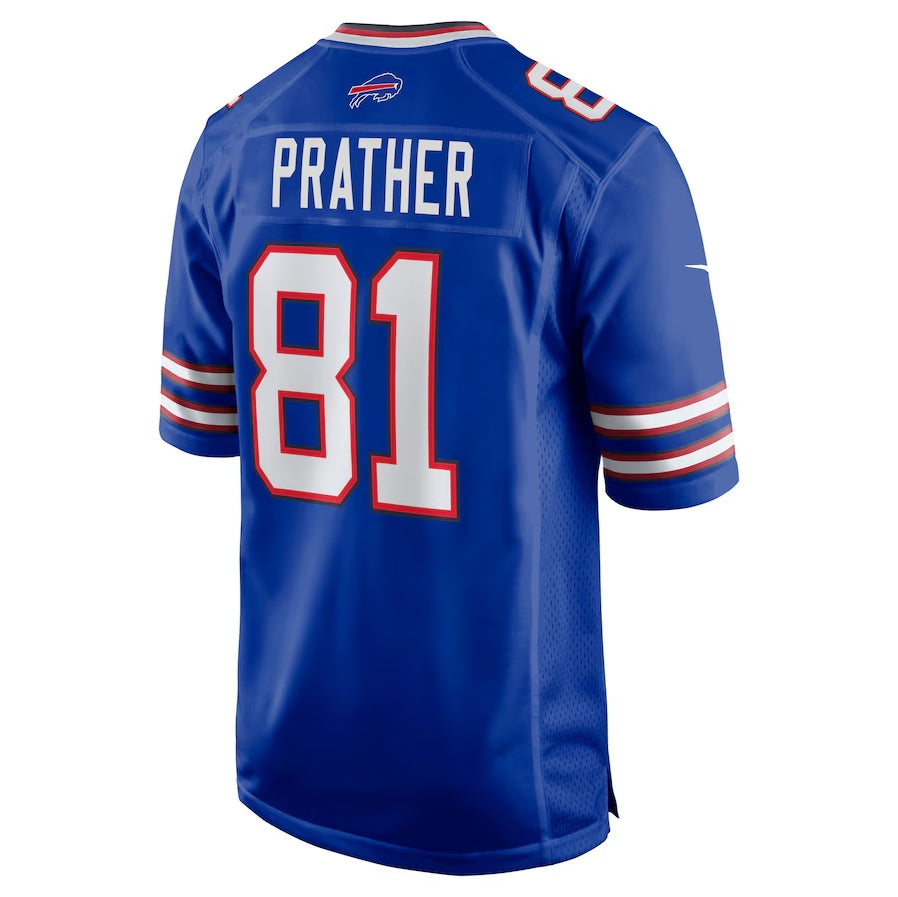 B.Bills #81 Kaden Prather Royal Team Game American Football Jerseys