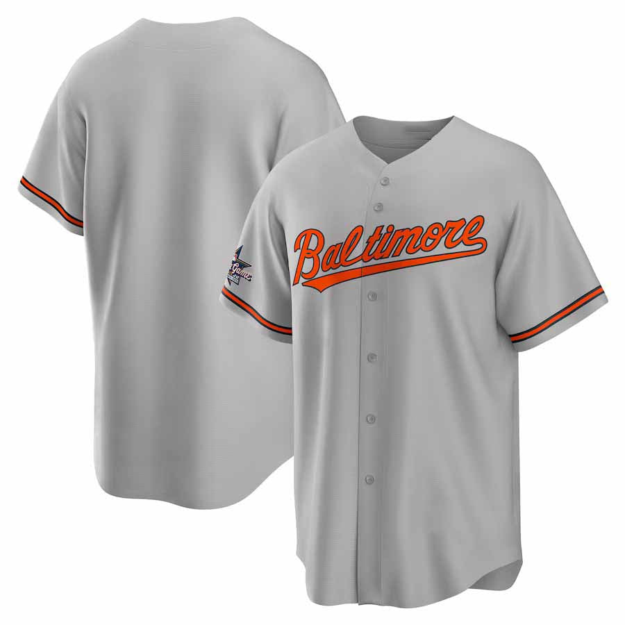 Baltimore Orioles 2025 All-Star Game Away Replica Jersey - Gray Stitched Baseball Jersey