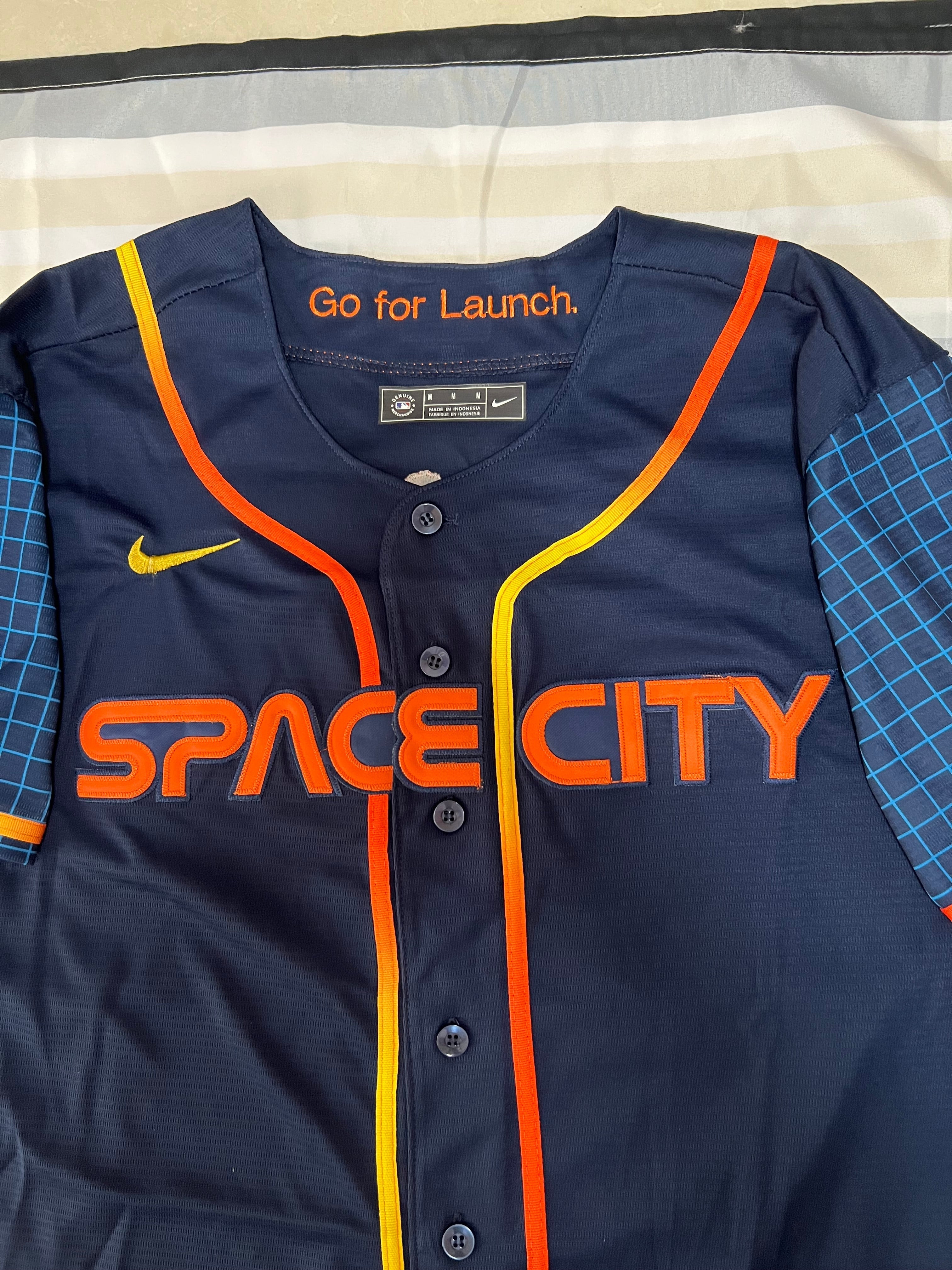 Baseball Jerseys New Houston Astros 44 Yordan Alvarez Navy Stitched 2022 Space City Connect Jerseys