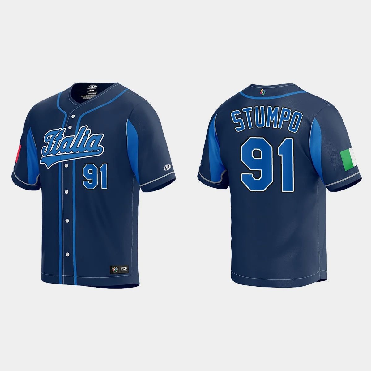 #91 MITCHELL STUMPO WORLD BASEBALL CLASSIC 2023 WORLD BASEBALL CLASSIC JERSEY ¨C NAVY Stitches Baseball Jerseys