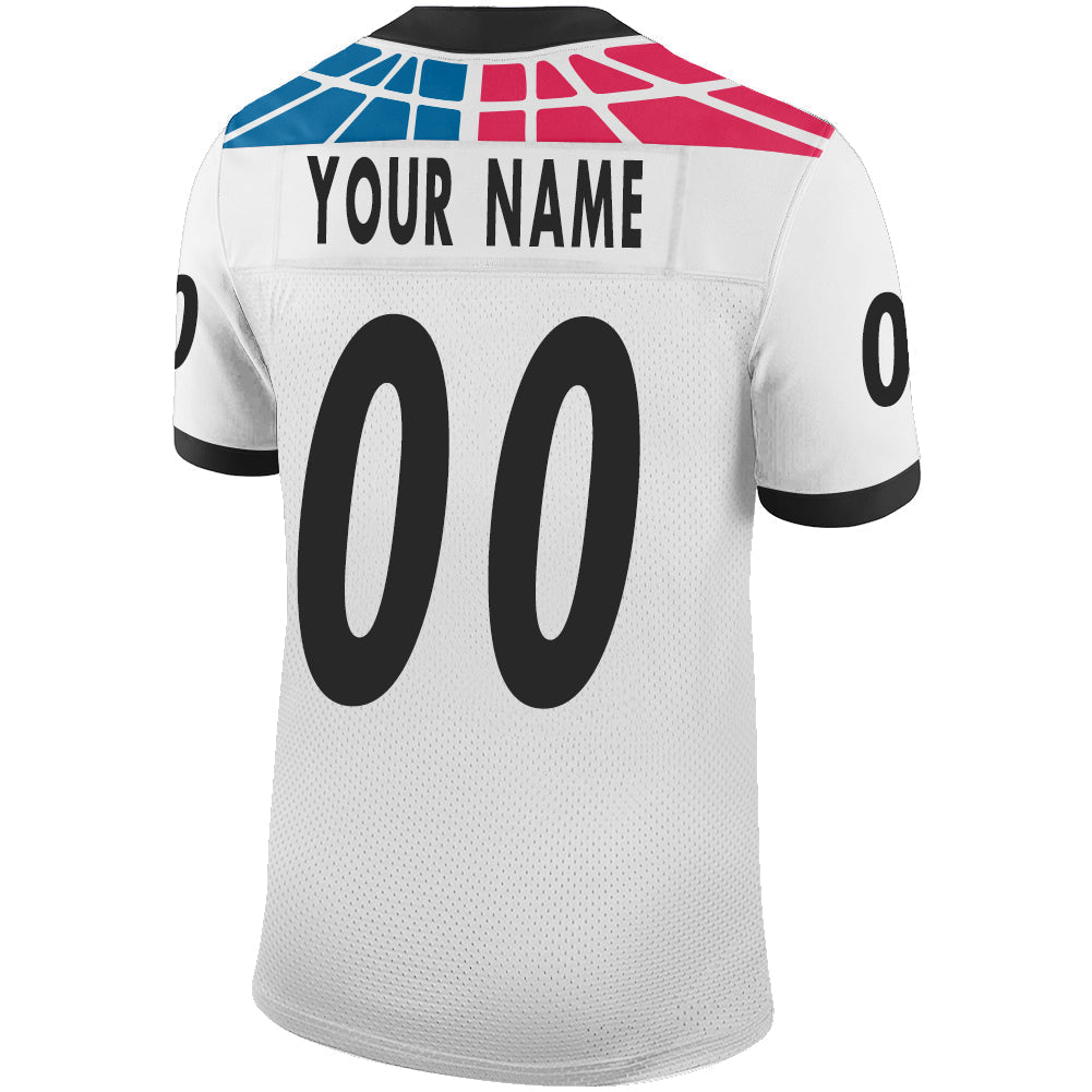 Custom C.Panther Stitched American Football Jerseys Personalize Birthday Gifts White Jersey