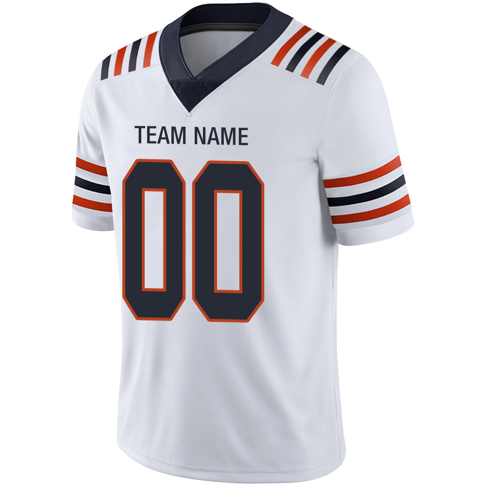 Custom C.Bear Stitched American Football Jerseys Personalize Birthday Gifts White Jersey