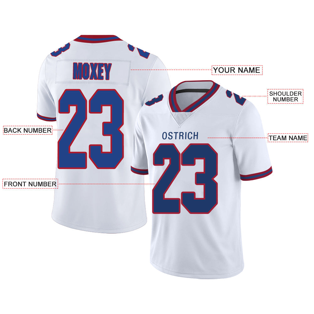Custom NY.Giants  Stitched American Football Jerseys Personalize Birthday Gifts White Jersey